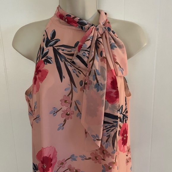 EUC | Vince Camuto Women's Floral Print Bow Shift Dress!!! - Picture 4 of 8
